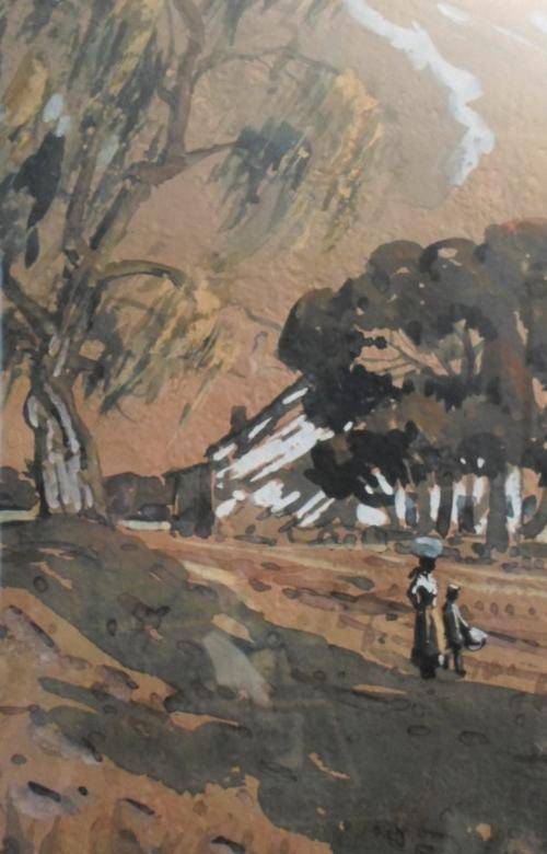 Sydney Carter - Farmscene - A beautiful painting! Invest now!!